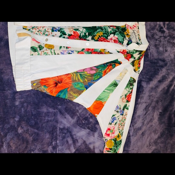 Vintage Oversized Leather Foral Jacket - Picture 4 of 8